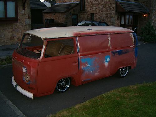 Alex's ridiculously low bay window camper
