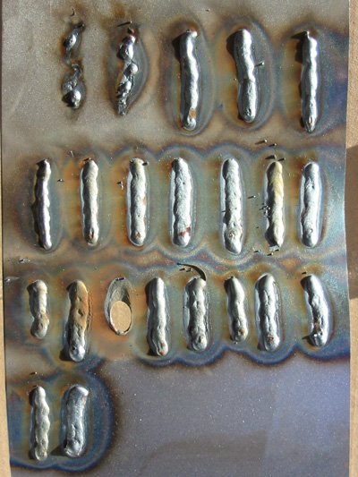 Mig weld beads