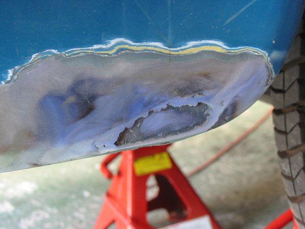 Capri nearside front corner