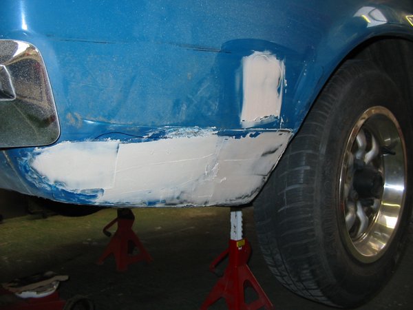 Capri rear quarter and a touch of filler