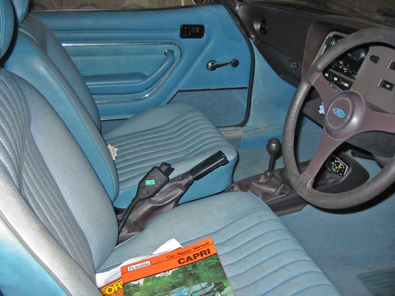 Ford Capri GL Mk3 in Corsican Blue with Windsor interior