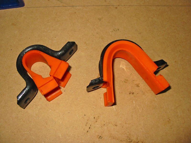 Deflex bushes don't even fit the brackets Deflex bushes don't even fit the Capri steering rack brackets