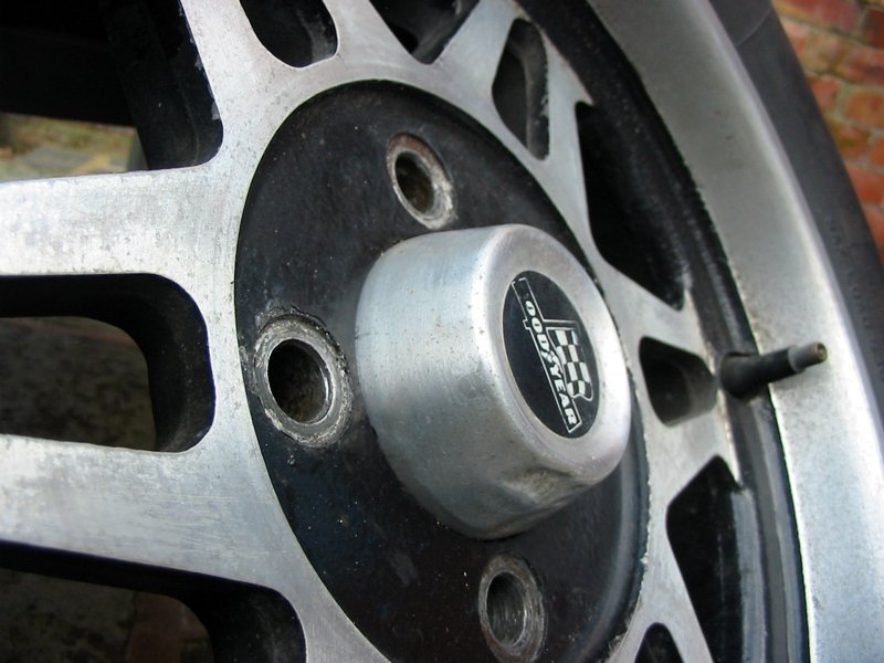 Retro-tastic KN Mercury wheel in 6 x 13 in need of refurbishment