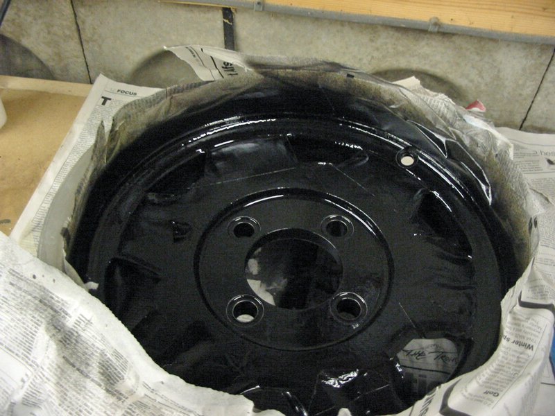 More Hammerite Smooth black from the can