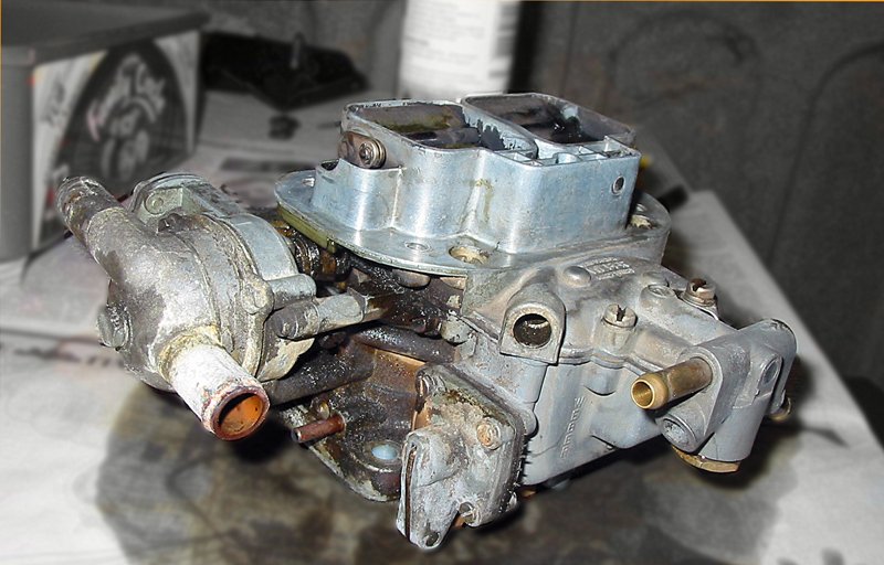 Weber 32/36 DGAV carb from Capri being cleaned and serviced