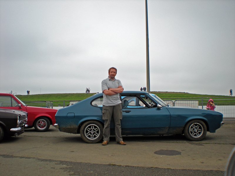 Me and the Capri Me and the Capri at Classic Ford 2008 Santa Pod