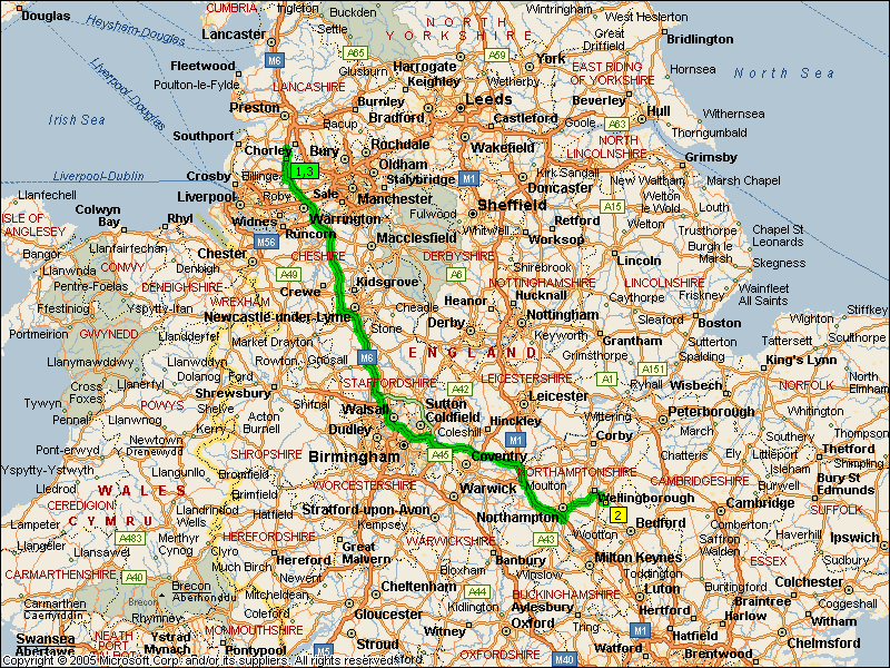 A relatively short trip
