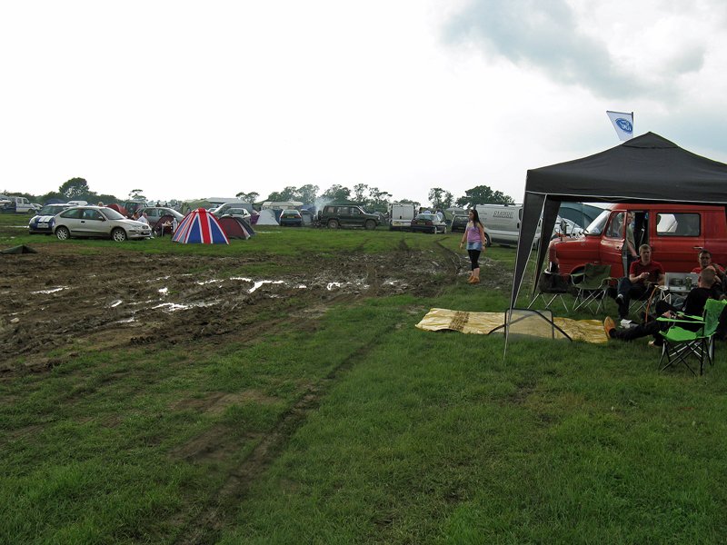 The "campsite" Santa Pod campsite