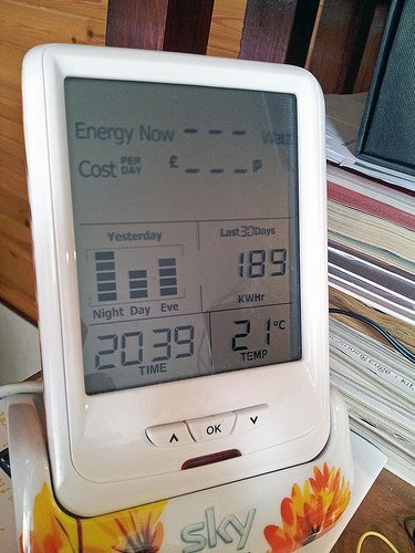 CurrentCost energy readings flatlined CurrentCost energy readings flatlined
